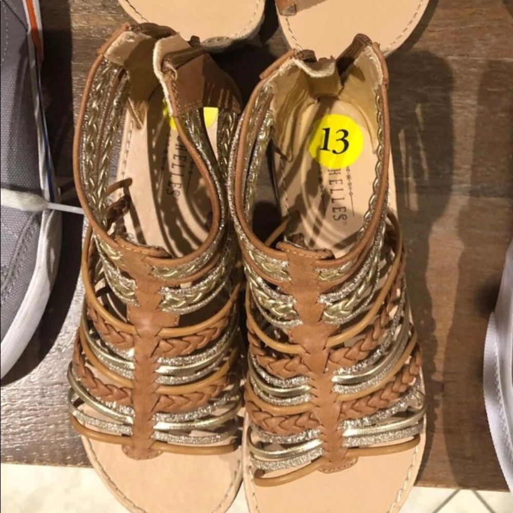 Pair of girls sandals